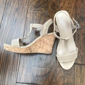 Nude Wedges